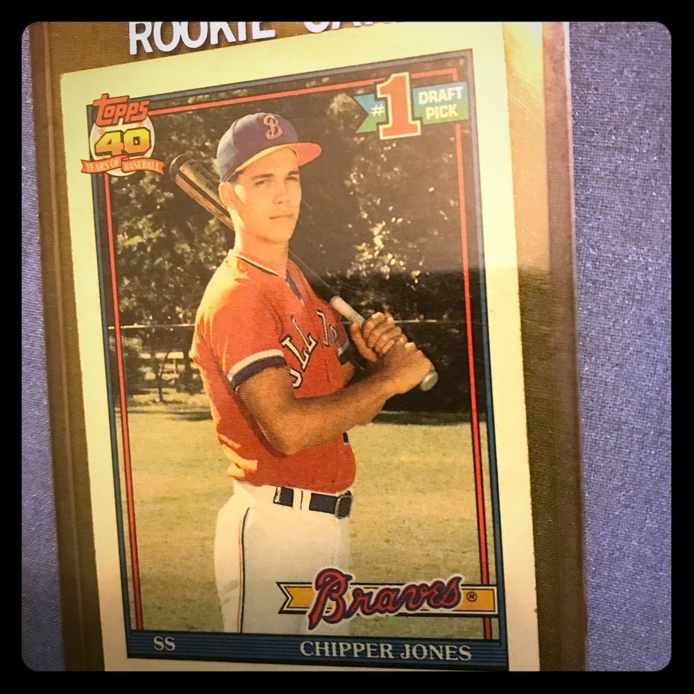 Chipper jones rookie card
